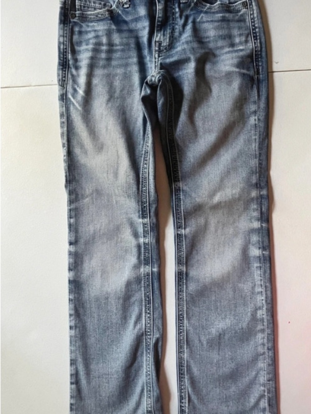BKE Men's Skinny Jeans in Faded Light Blue